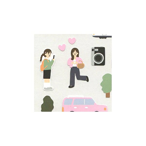 スワテリエ ステッカー【vlovg_trip】韓国 シール