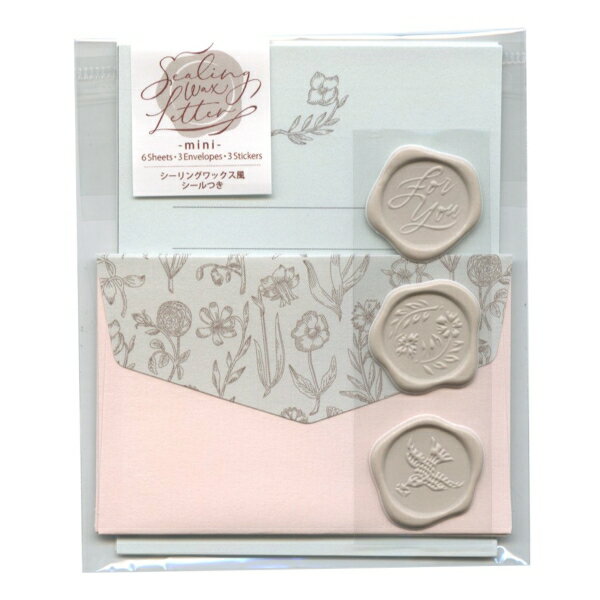 シーリングワックス ミニレター【フラワー】