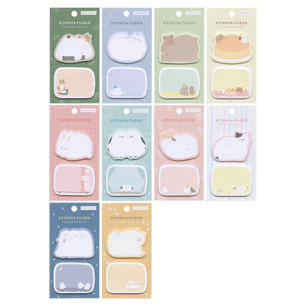 きままふせん 40枚【さんぽわんこ】