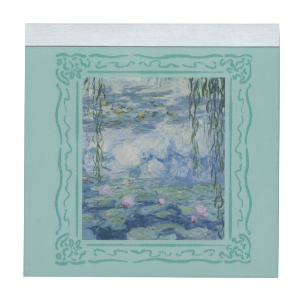 樂天商城 - DAILY MUSEUM 100枚 メモパッド・スクエア【睡蓮】