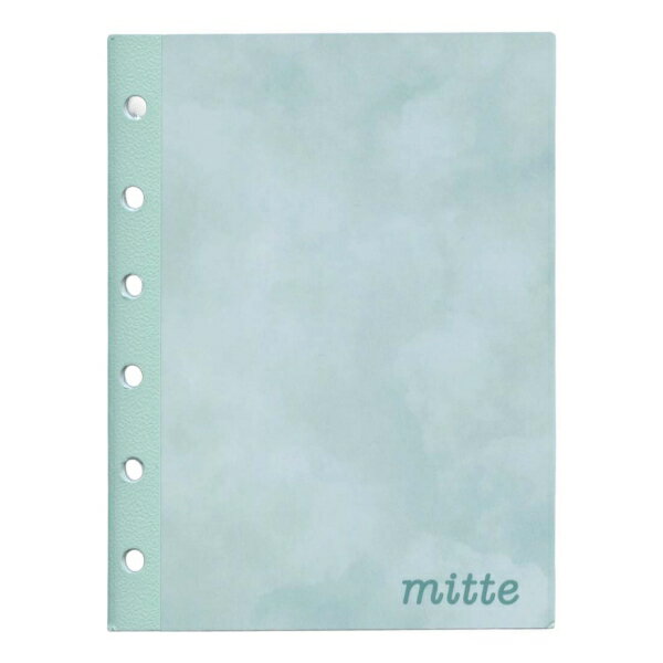 樂天商城 - シールバインダー リフィル シール台紙 mitte シール帳【ペールミント】