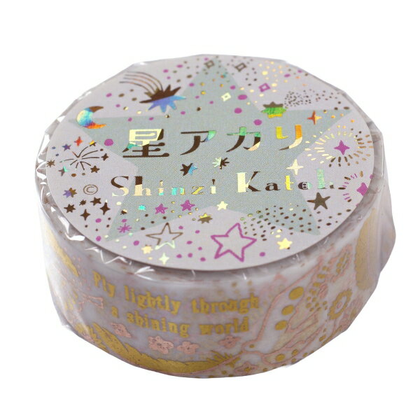 樂天商城 - きらぴかマスキングテープ 星アカリ シンジカトウ【黄金の羽根】