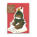 mofusand/モフサンド クリスマス ミニカード 【クリスマスツリー】かわいい