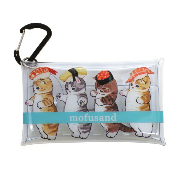 mofusand/モフサンド クリアマルチケース S【すし】かわいい