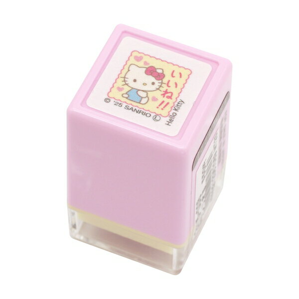 樂天商城 - ミニポンスタンプ ハローキティ いいね 【あか】