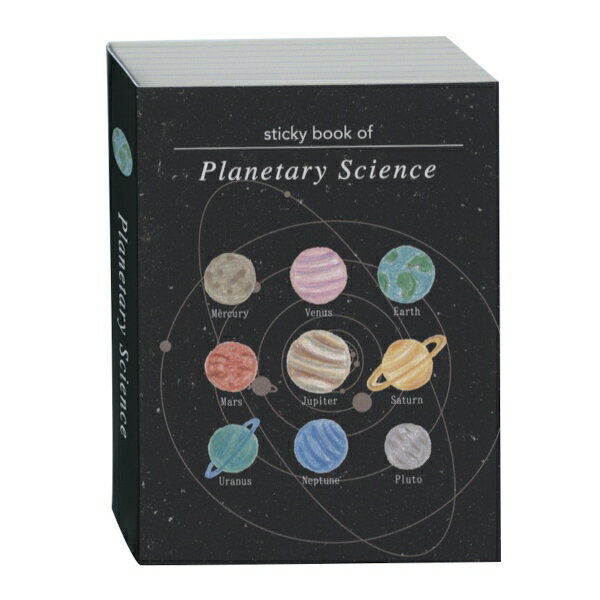 学びがテーマのSTUDY HOLICシリーズのふせんです。まるで辞書のような騙し絵風のパッケージが楽しく、書き込みがしやすい形の様々なサイズのふせんが揃っています。6種×各20枚 計120枚大サイズ:縦50ミリ×横58ミリ中サイズ:縦30ミリ×横58ミリ大サイズ:縦20ミリ×横58ミリサイズ：縦=97mm　横=72mm　厚さ=8mm商品色傾向：黒 イラスト表紙パターン：惑星商品番号169017商品名STUDY HOLIC スティッキーブック ふせんセット【惑星科学】付箋JAN4582739987204メーカーグリーンフラッシュメーカー品番ST-309色違い・柄違いの商品⇒ 色違い・柄違いの商品をすべて確認する【グリーンフラッシュ】STUDY HOLICを確認する600000025563: 200000005095: