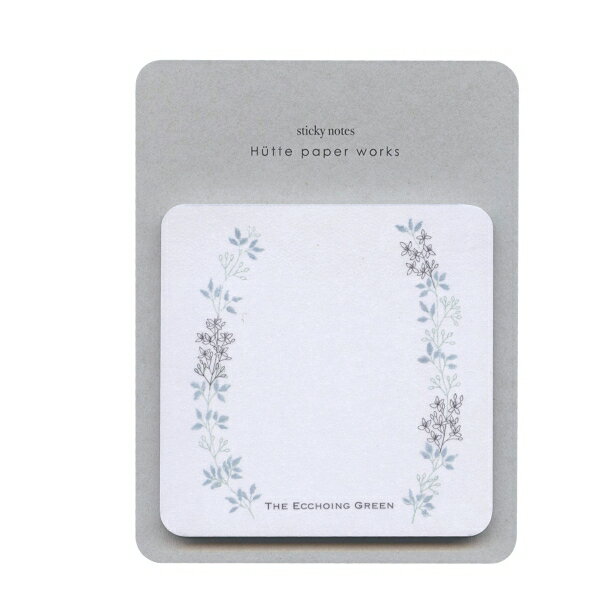 トレペと普通紙の合わせ 付箋 40枚【センニンソウ】