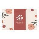 ラ・レコルト 花柄 ミニカード 10枚入【レッド】