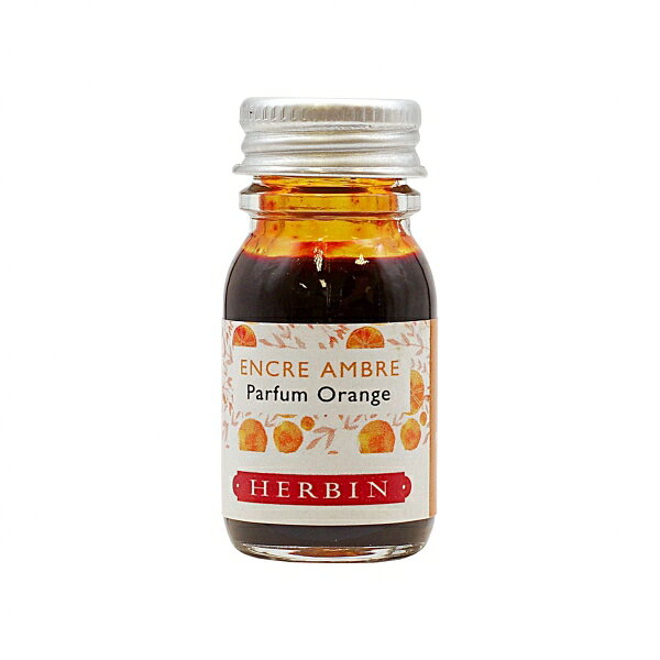 ミニボトル 香り付 インク10ml オレンジ【アンバー】万年筆 つけペン インク沼