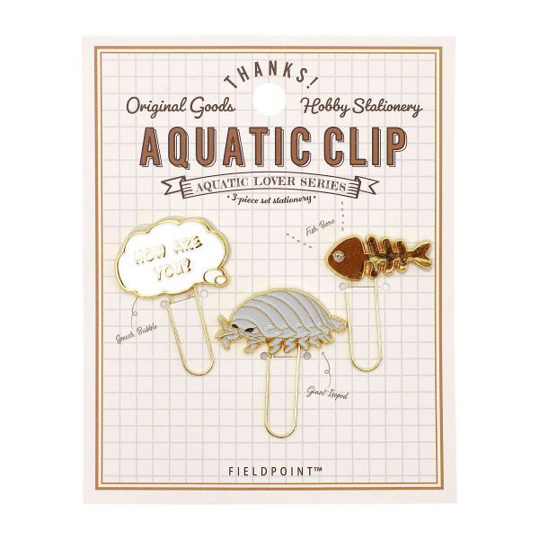 アクアチック クリ海洋生物 かわいい ップ 3個入り 【ダイオウグソクムシ】