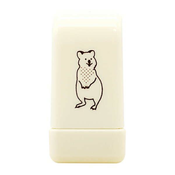 アニマル百貨店 ロールスタンプ 希少動物【クオッカワラビー】
