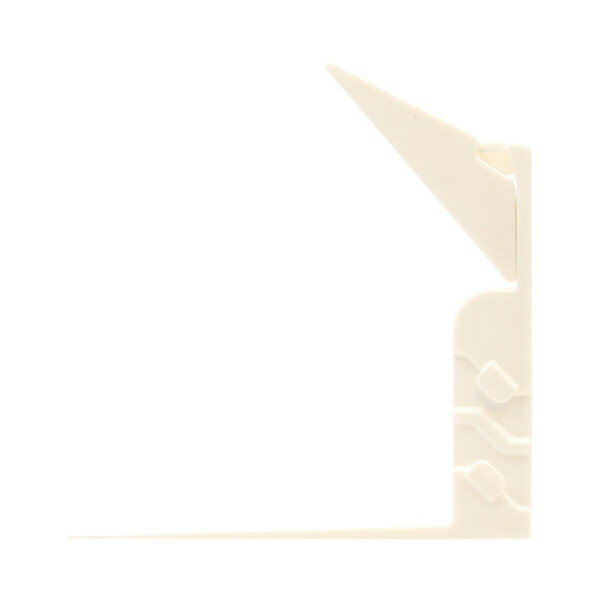 1冊でも倒れないブックスタンド Mini ブックエンド 【ホワイト】