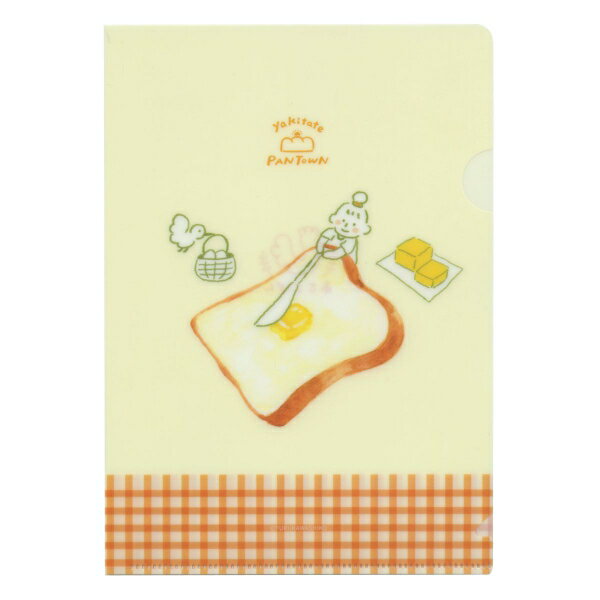 A5クリアファイル 焼きたてパンタウン 【あさごぱん】