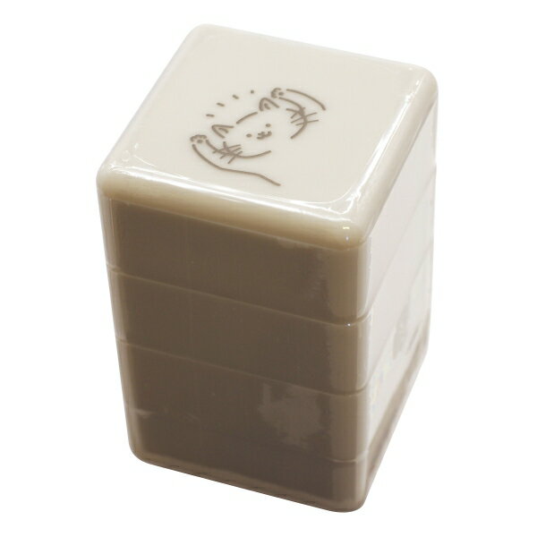 ぴょっこりスタンプ 浸透印 使い切りタイプ【ネコ】