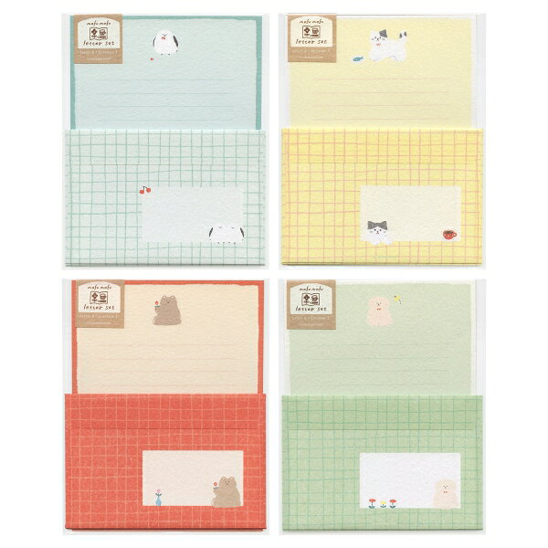 わたしびより レターセット【もふもふ小鳥】美濃和紙 kdmbz-10226217 文具・文房具のKDM 楽天市場支店 サンプル画像3