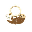 アクアチック キーリング【ラッコ】海洋動物 かわいい キーホルダー