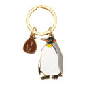 アクアチック キーリング【キングペンギン】海洋動物 かわいい キーホルダー