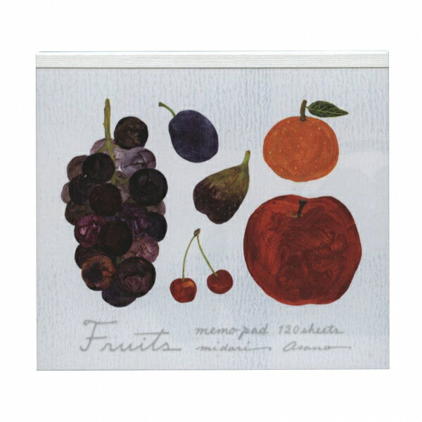 樂天商城 - ブロックメモ 浅野みどり 【Fruits】