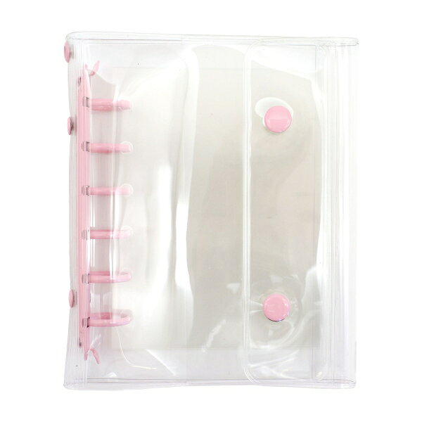 樂天商城 - クリア シール帳 シールバインダー【ピンク】