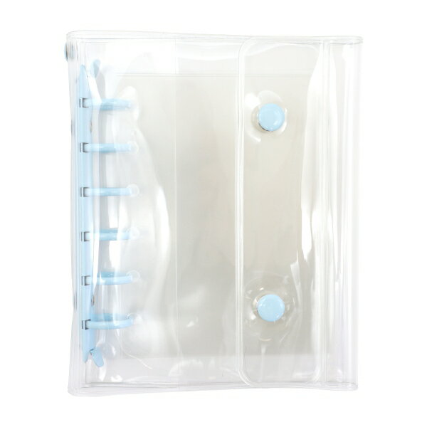 クリア シール帳 シールバインダー【ブルー】...