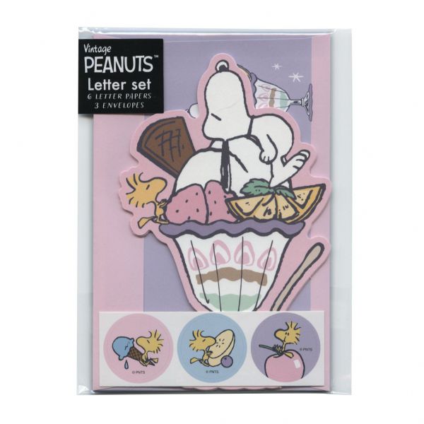 Other - レターセット ダイカットレターセット スヌーピー/PEANUTS【パフェ】キャラクター かわいい