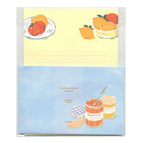 ロントゥモン レターセット 【B：食卓】