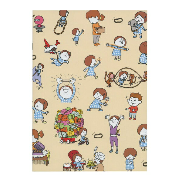 樂天商城 - B5ノート 無地 ヨシタケシンスケ【わたしのわごむはわたさない】絵本イラスト かわいい