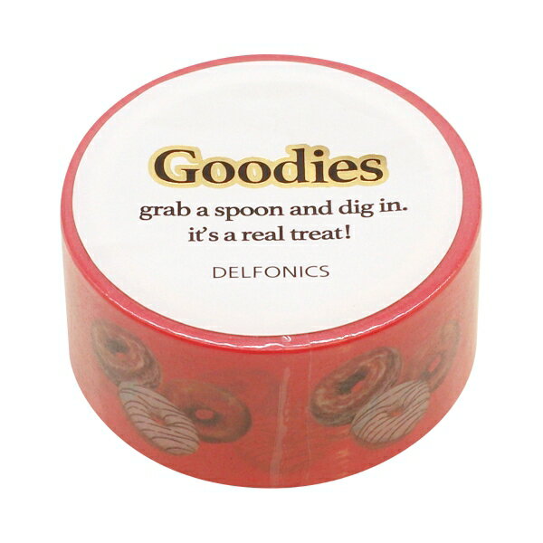 アメリカンスイーツ マスキングテープ 20mm幅【D/ドーナツ】