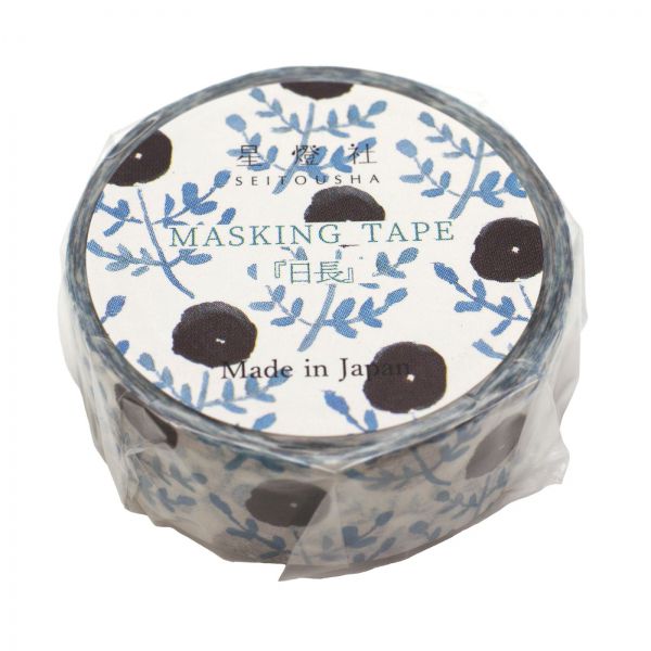 星あかりのように、さりげなく暮らしに寄り添う図案と製品を生み出すメーカー、星燈社のマスキングテープです。星燈社の全ての製品は手書きの原画をベースにした日本製です。手仕事ならではの温かみと、日本製の安心感がもたらす、和やかな雰囲気が伝わってきます。使いやすい定番の15ミリ幅×長さ5メートルになっています。サイズ：縦=40mm　横=40mm　厚さ=15mm商品色傾向：オフホワイト イラスト表紙パターン：その他植物商品番号163469商品名マスキングテープ 15ミリ幅【日長】手描き図案 ボタニカル かわいい 日本製JAN4582603949499メーカー星燈社メーカー品番MT5-406色違い・柄違いの商品⇒ 色違い・柄違いの商品をすべて確認する【星燈社】マスキングテープ 15ミリ幅 手描き図案 ボタニカル かわいい 日本製を確認する【星燈社】マスキングテープ 15mm幅を確認する600000024409: 200000004575: 200000005307: