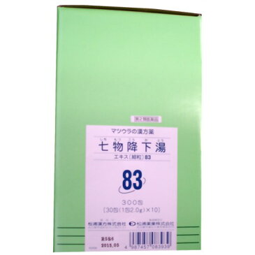 高血圧にともなう諸症状を改善する漢方薬「七物降下湯(シチモツコウカトウ) 300包(第2類医薬品)」