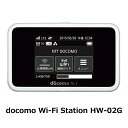 yÁzdocomo Wi-Fi Station HW-02G LTE oC Wi-Fi [^[ docomoniSIMJ[hŗp\ 30ԕۏ USED