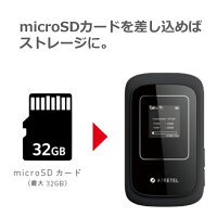 【新品未使用】FREETELARIA2SIMフリーモバイルWi-FiルーターFTJ162A-ARIA2-BK