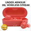 アンダーアーマー UA JBL STREAK 完全ワイヤレスイヤホン コンパクト設計 IPX7 Bluetooth対応トークスルー機能搭載 2020年モデル / UAJBLSTREAK【アウトレット】 9,980円