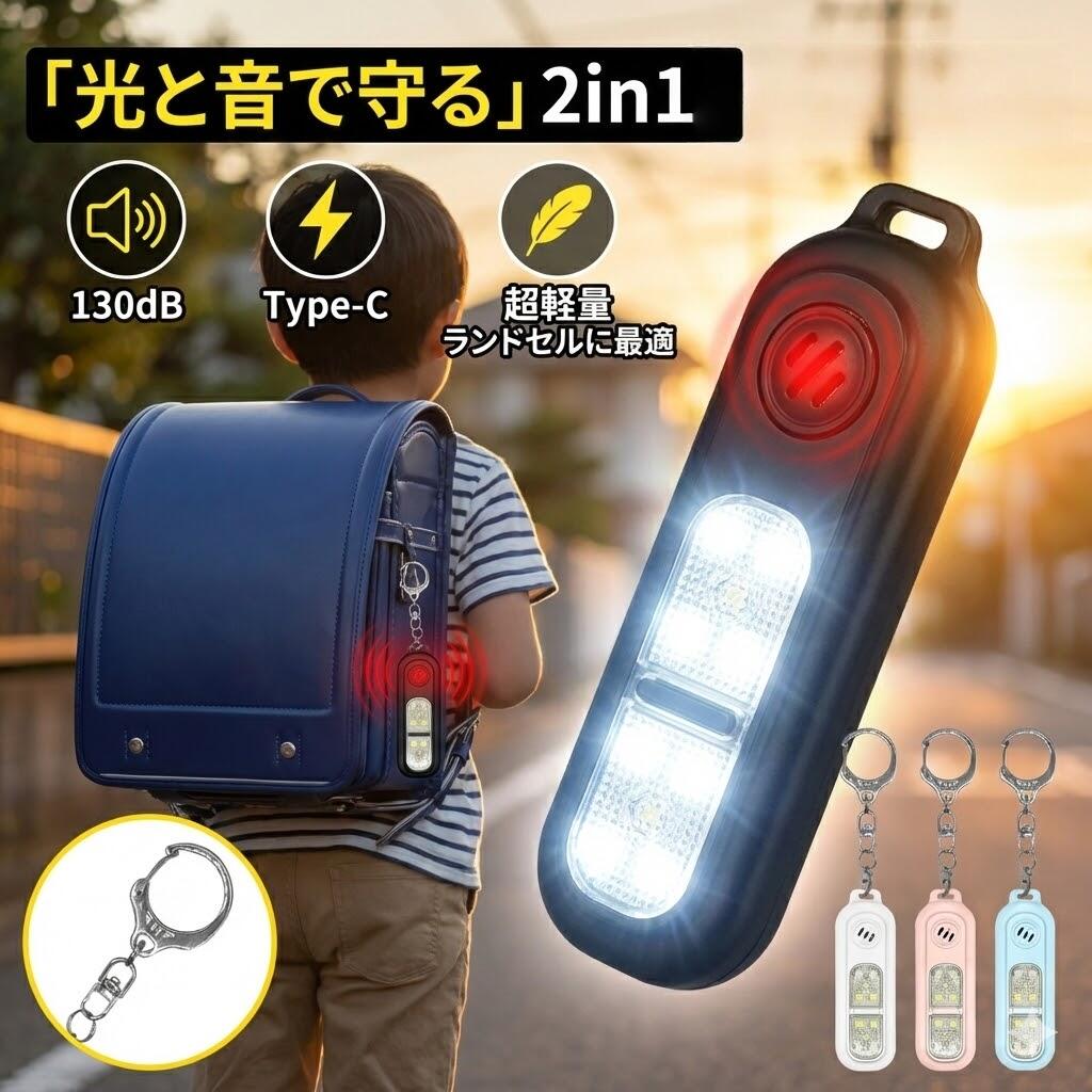 防犯ブザー 防犯アラーム 130db 大音�
