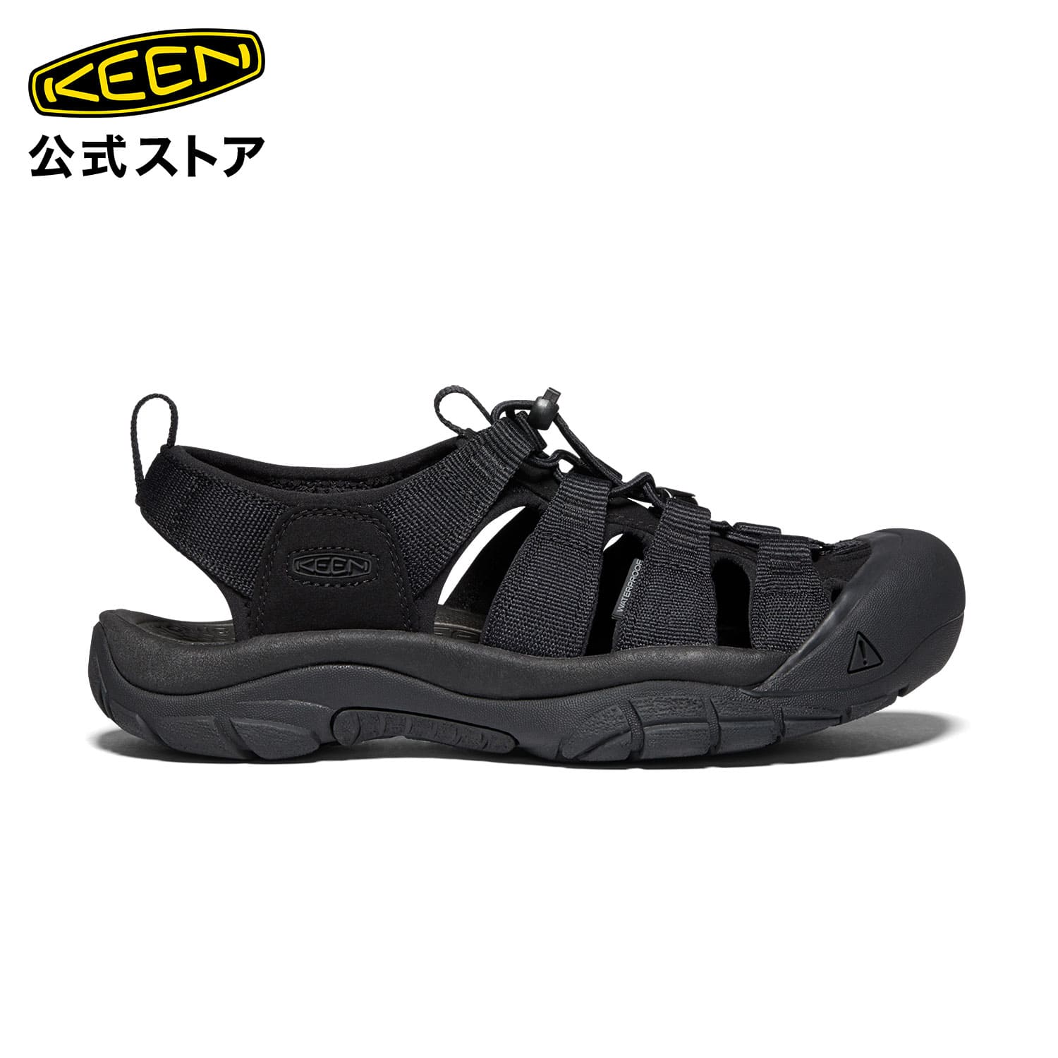 【公式】 KEEN キーン メンズ ニューポート エイチツー NEWPORT H2 サンダル アウトドア キャンプ ブラック 黒のサムネイル