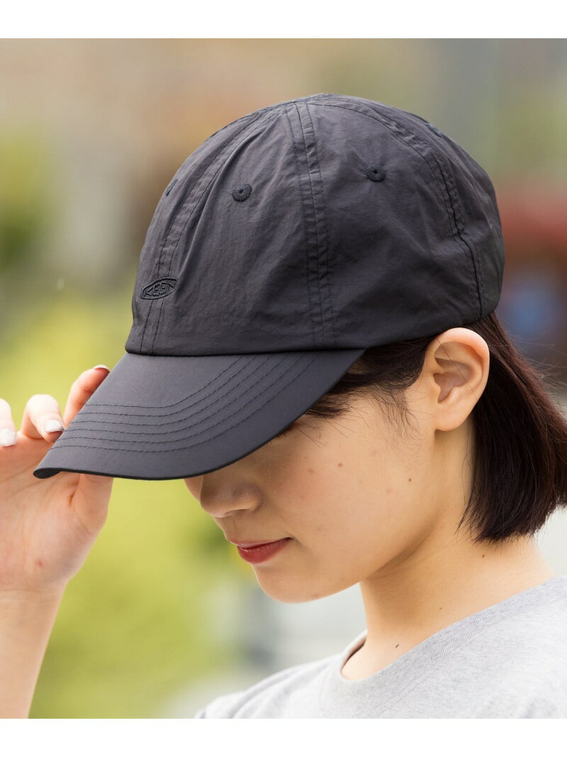 UNISEX KEEN LOGO NYLON BANGEE CAP / ユニセックス キーン ロゴ ナイロン バンジー キャップ KEEN キーン 帽子 キャップ ブラック【送料無料】[Rakuten Fashion]