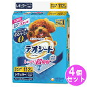 デオシート しっかり超吸収 無香消臭タイプ レギュラー 【112枚*4個セット】 ユニチャーム 犬用 猫用 シート ペットシート トイレシート おしっこ ペット...
