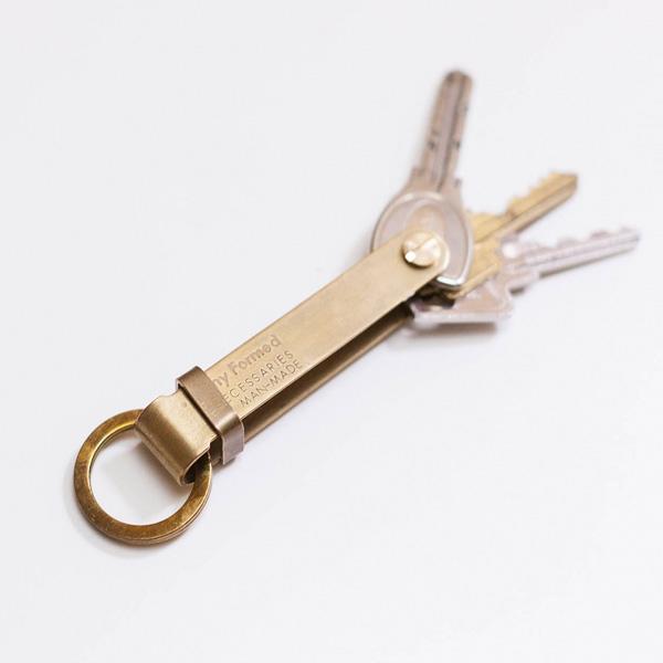 【即日発送】 日本製 キーリング タイニーフォームド タイニー メタル キーフリック シルバー ブラス Tiny Formed Tiny metal key flick Silver Brass 真鍮 キーホルダー カラビナ TM-08S TM-08B ブランド