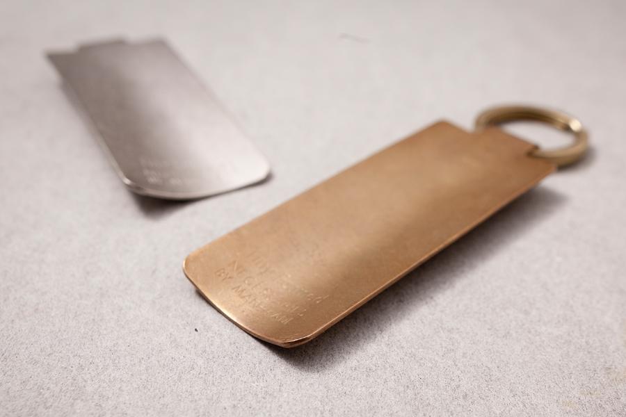 【即日発送】 日本製 靴べら キーホルダー タイニーフォームド タイニー メタル シューホーン シルバー ブラス Tiny metal shoe horn Silver Brass 真鍮 カラビナ TM-04S TM-04B ブランド