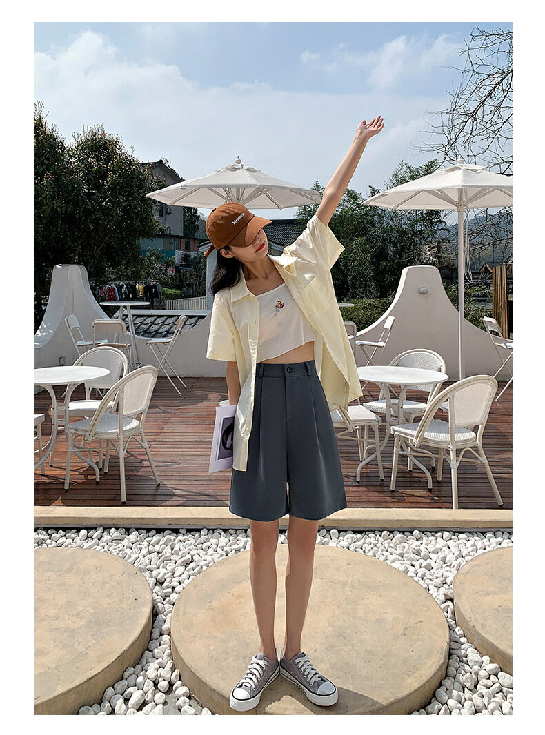 ショートパンツ レディース ツイル オルチャン ショート キュロット パンツ ハイウェスト ショーパン コットンパンツ 短パン レディースパンツ 台形 フレア ショート丈 綿 シンプル ゆったり 韓国ファッション