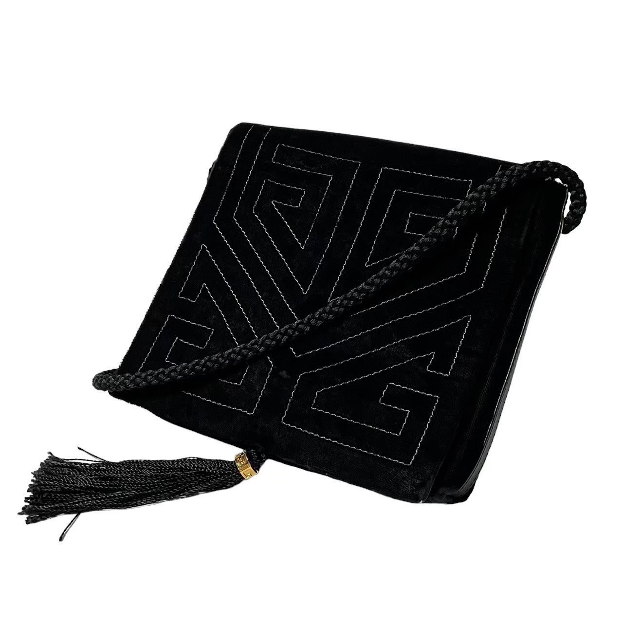 「中古」GIVENCHY Sacs ジバンシィ ショルダーバッグ 斜めかけ ヴィンテージ ブラック 無地 シンプル 合わせやすい レディース