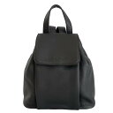 「中古」SONIA RYKIEL ソニアリキエル リュックサック デイバッグ カバン 鞄 バックパック レザー ブラック レディース(4)