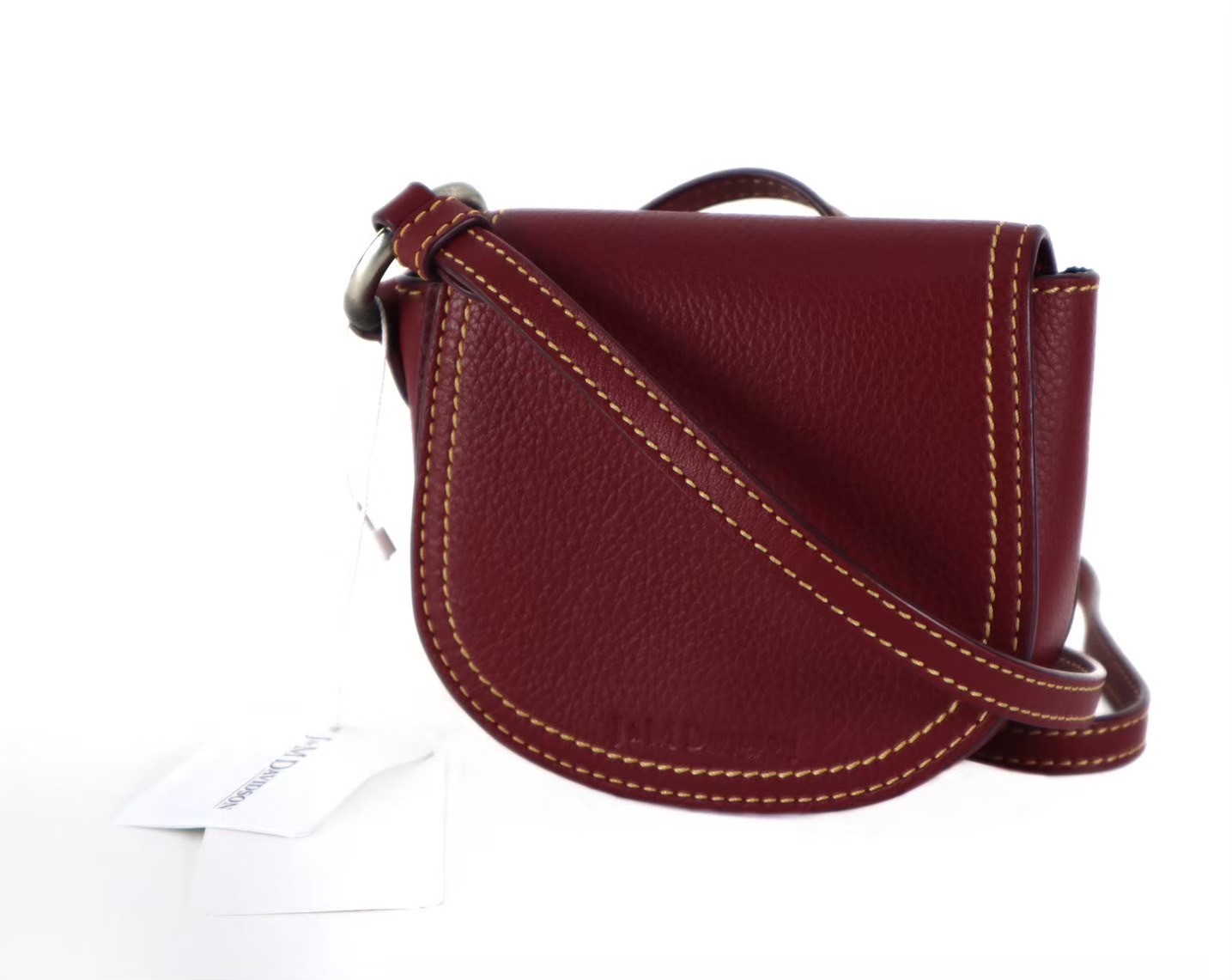 「未使用」　J&M DAVIDSON ジェイアンドエムデヴィッドソン ショルダーバッグ サドルバッグ ナノ ミニポシェット 斜め掛け レザー ミニバッグ レディース