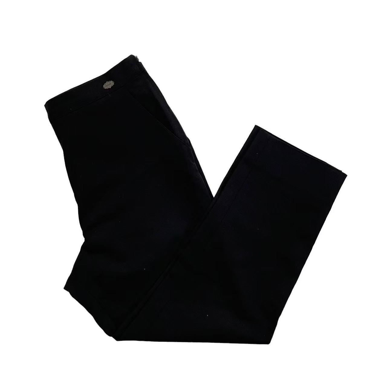 ［中古］【美品】FOXEY フォクシー 35579 パンツ ズボン ボトムス コットン ブラック 　レディース　[サイズ 38]　オシャレ