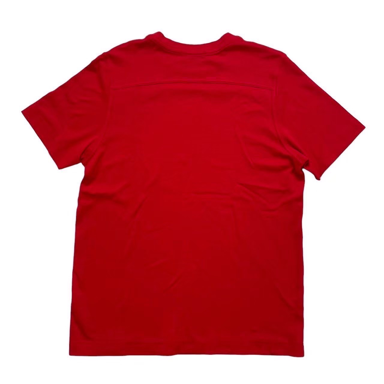 ［中古］LOUIS VUITTON ルイ ヴィトン LVカップ Tシャツ カットソー トップス アパレル ロゴ コットン レッド [サイズ S]　メンズ