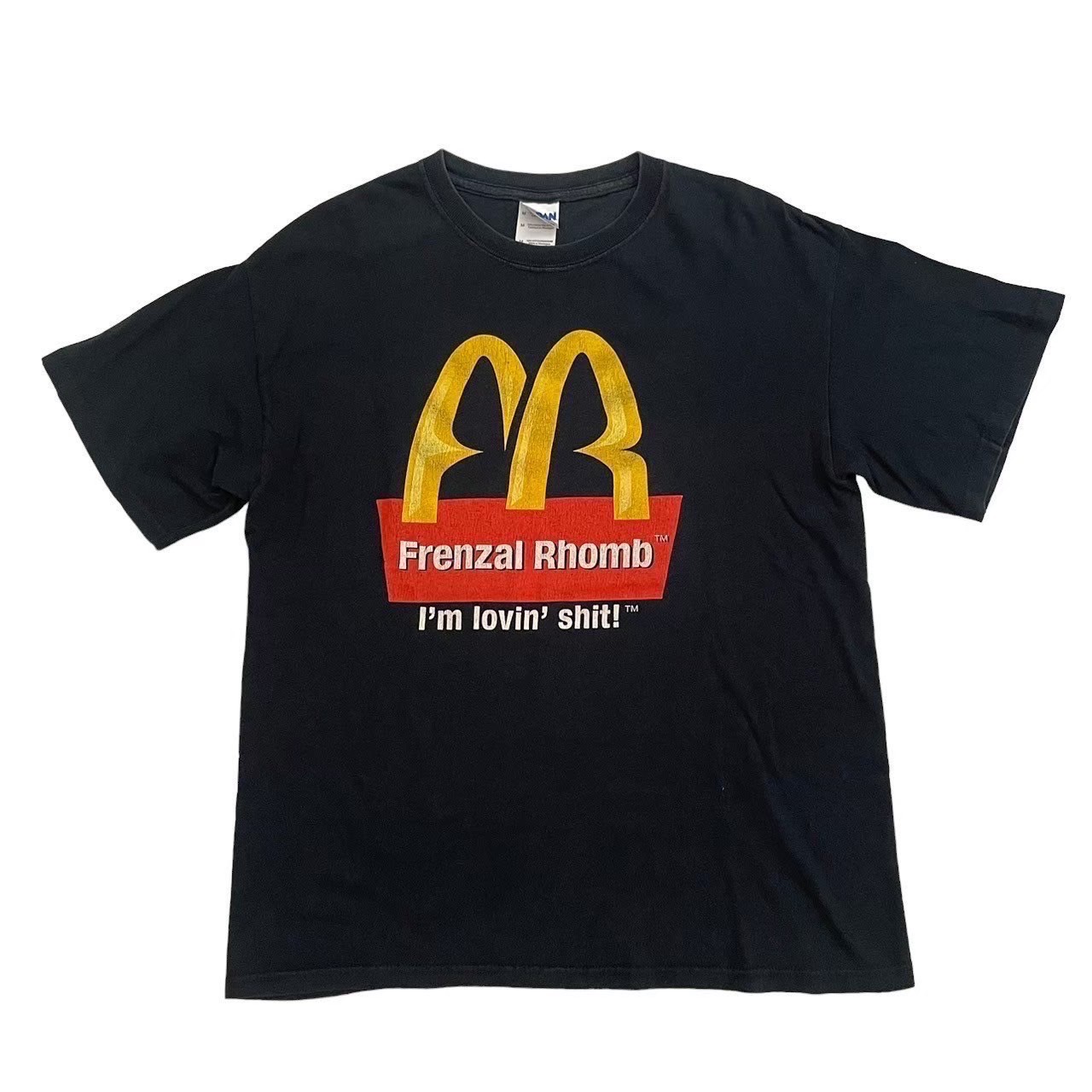 Rakuten - 「中古」Frenzal Rhomb フレンザル ロム GILDAN ギルダン トップス Tシャツ 半袖 丸首 コットン サイズ M 古着 ヴィンテージ ネイビー系 メンズ
