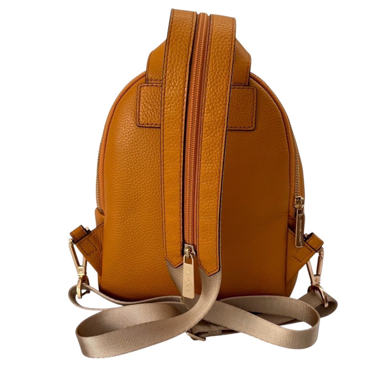 ［中古］MICHAEL KORS マイケルコース バッグ リュックサック ボディバッグ 2way バックパック ミニサイズ コンバーチブル ERIN エリン 35T0GERB5L ブランドバッグ マリーゴールド イエロー系 レザー ファスナー レディース