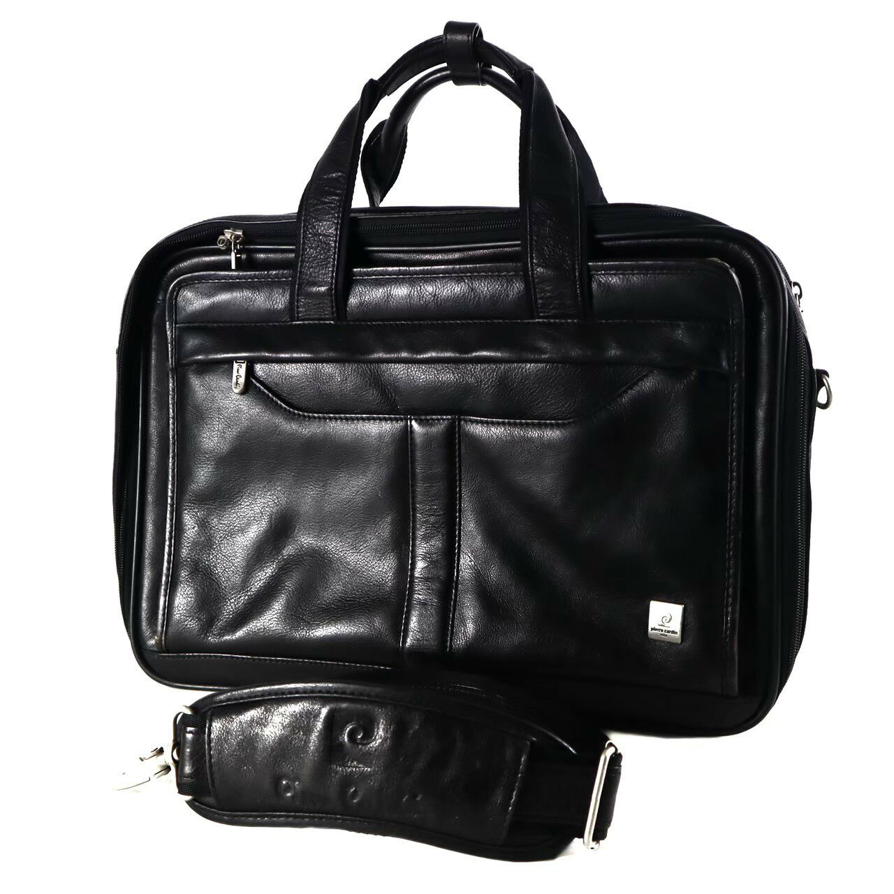 「中古」pierre cardin ピエール カルダン 鞄 ブランド バッグ ビジネスバッグ ブリーフケース ショル..