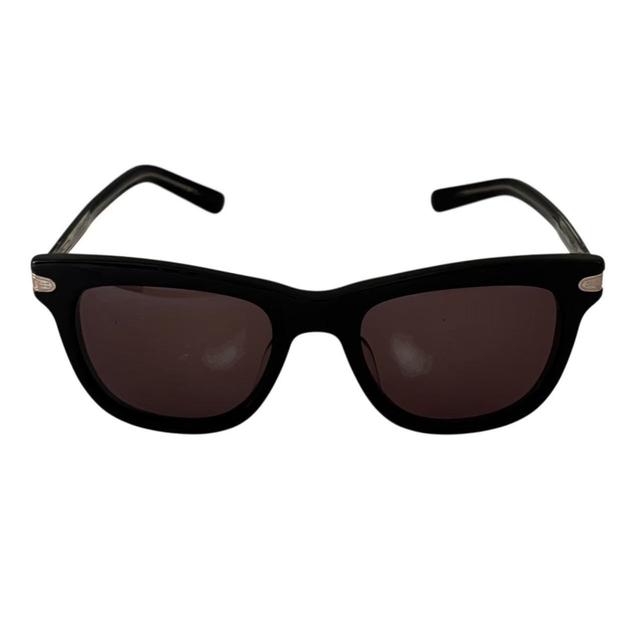 Rakuten - ［中古］OLIVER PEOPLES オリバーピープルズ 25周年記念サングラス サングラス アイウェア XXV-S col.BK ウェリントン型 黒 ブラック ケース付き メンズ