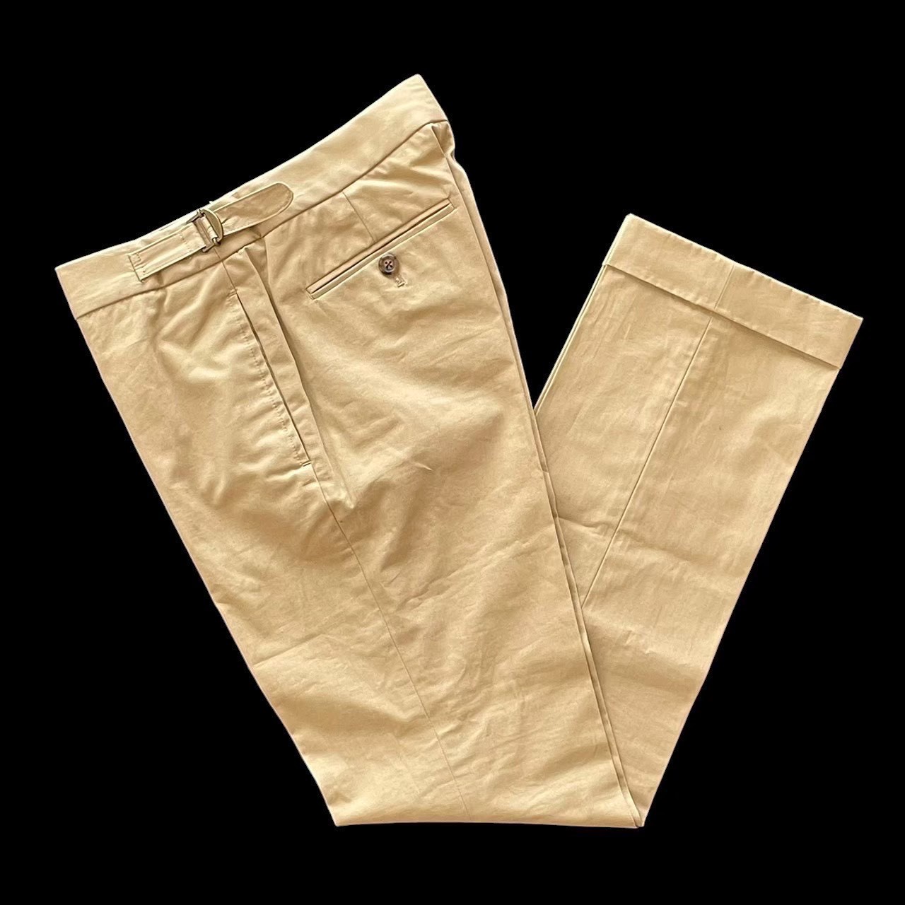 Rakuten - ［中古］RALPH LAUREN ラルフローレン bptpむす パンツ ビジネス ブランド 服 ファッション アパレル ベージュ アンクル丈 サイズS （7）023 PRRLYM2504 日本製 レディース